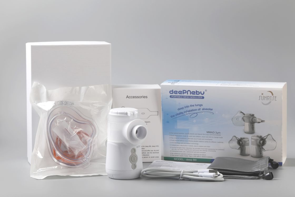 Adulto médico portátil de los niños del asma de Mesh Home Nebuliser Kit Vibrating los 3.2μm