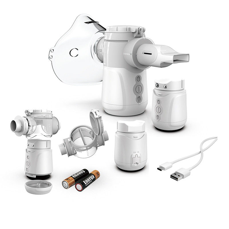 Nueva batería médica silenciosa mini respiración libre máscara de tos Copd nebulizador máquina de adultos niños cuidado de la salud inhalador malla nebulizador