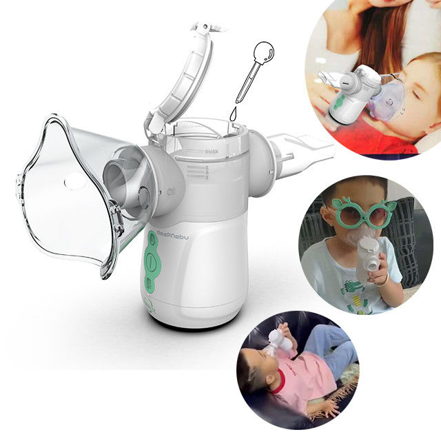 Nueva batería médica silenciosa mini respiración libre máscara de tos Copd nebulizador máquina de adultos niños cuidado de la salud inhalador malla nebulizador