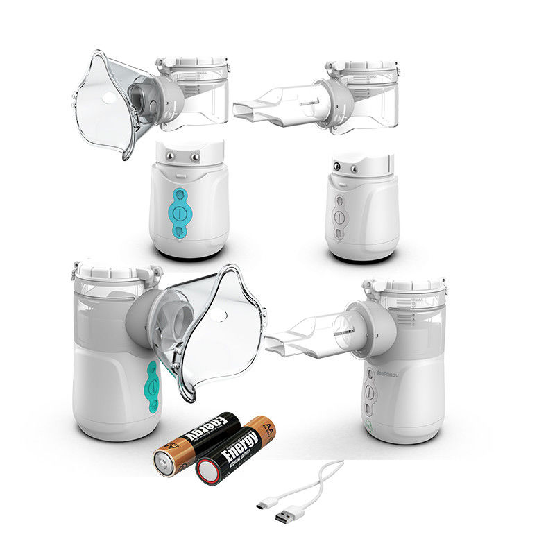Mini Atomizador de drogas para la tos, nebulizador para la tos fría, máquina con batería extraíble, niños, adultos, hogar, nebulizador portátil de malla