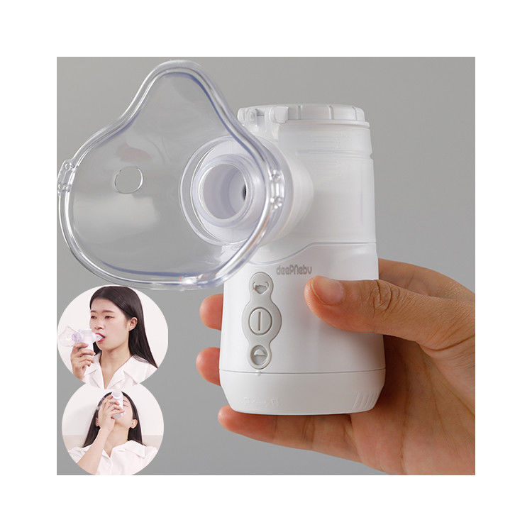 Los niños tosen la batería desprendible casera portátil fría del nebulizador 0.35mL/Min DC USB