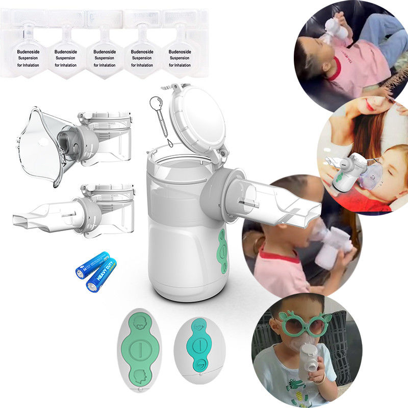 Batería casera del poder 3V de la máquina ≥0.25ml/Min With DC 5V del nebulizador de la tos fría