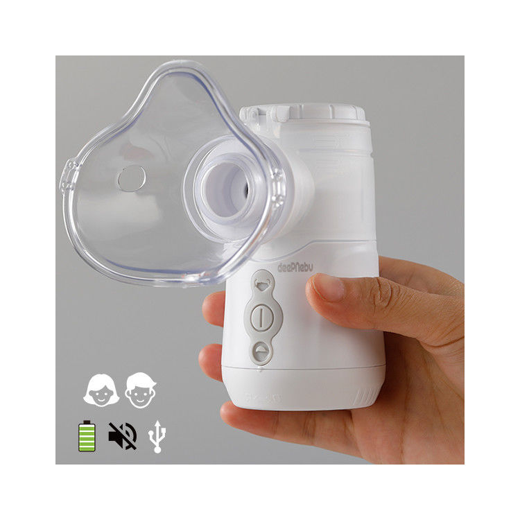 DC USB que respira el bronquio adulto los 3.35μM 0.4mL/Min de la tos de la máquina del nebulizador