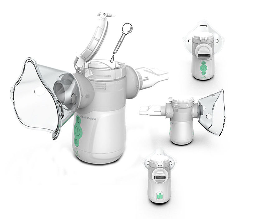 PC clínica los 3.06μm del ABS de Mesh Nebulizer For Asthma Cough IPX4 PP del médico del efecto