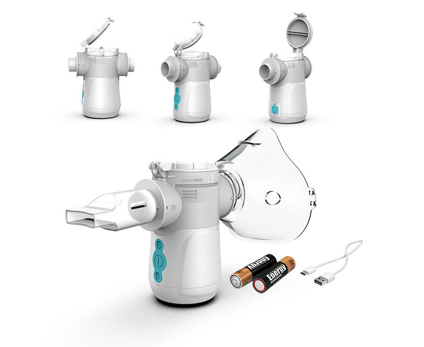 Mesh Nebulizer Inhaler portátil pediátrico tipo batería de los 2.6μm - de los 3.2μm de C USB