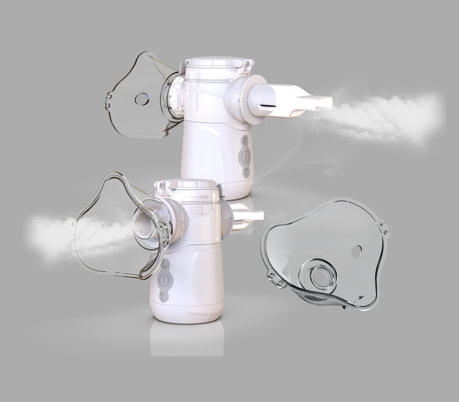 máquina 110kHz en doble canal el 1.1μm - los 3.6μm de 0.5mL/Min Home Use Adult Nebulizer