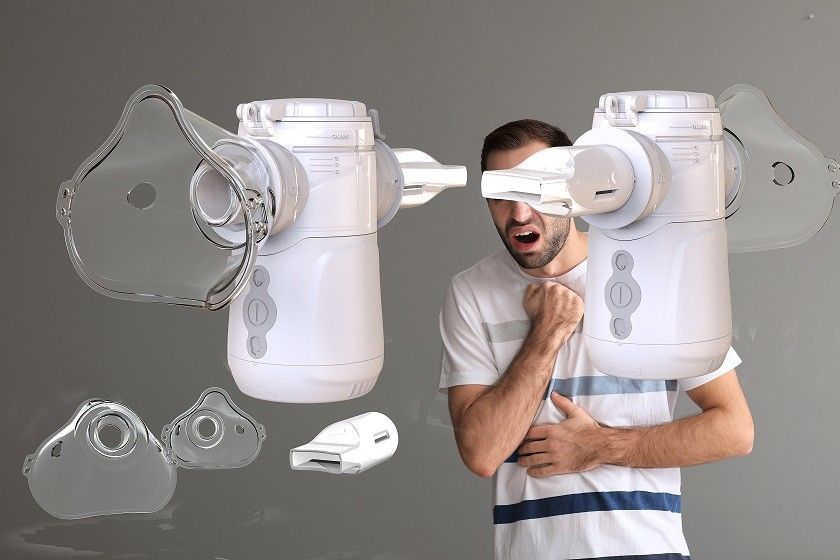 Nebulizador portátil con el nivel de ruidos de ≤40dB y el tamaño de partícula de ≤3.8μm