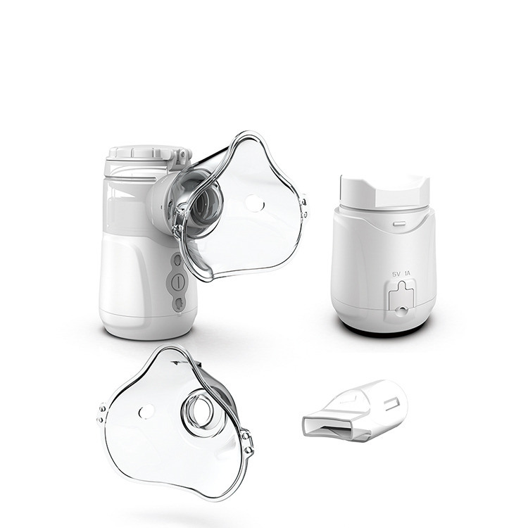 Nebulizador de inhalador portátil USB tipo c con velocidad de flujo de 0,2-0,5 ml/min