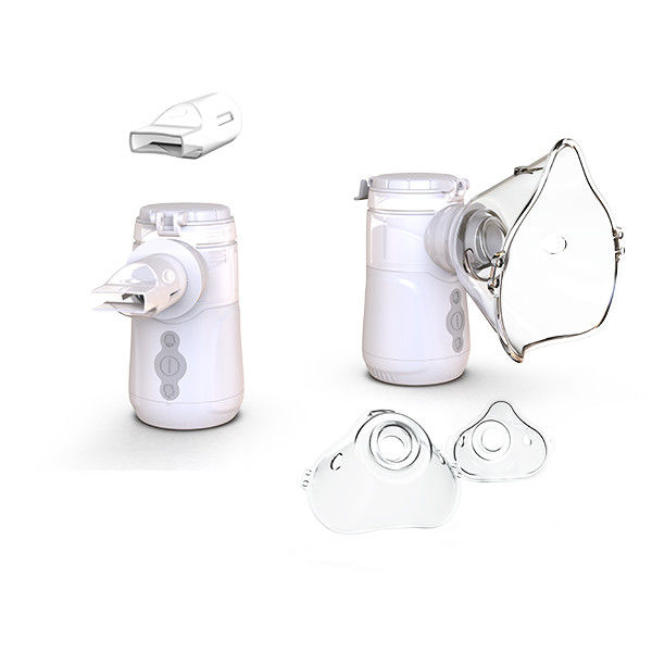 Máquina de inhalación de nebulizador blanco con caudal ajustable de 0,2-0,6 L/min