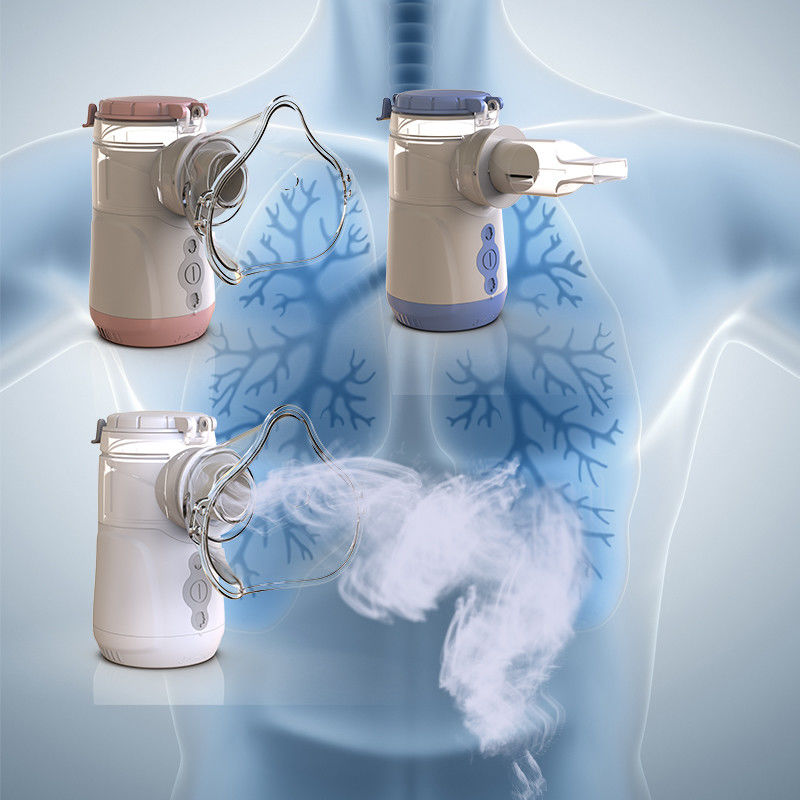 Inhalador portátil de potencia continua nebulizador para niños y adultos MMAD de 1.8 a 3.5 μm