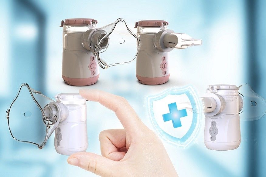 Nebulizador de malla de batería USB tipo C Modos ajustables para niños y adultos