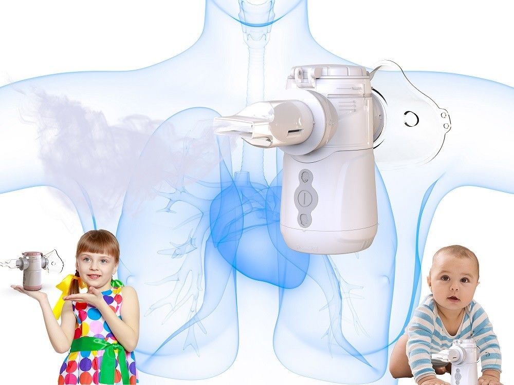Inhalador de vibrador de malla de 1-4 μm con vibrador de membrana de malla para enfermedades respiratorias