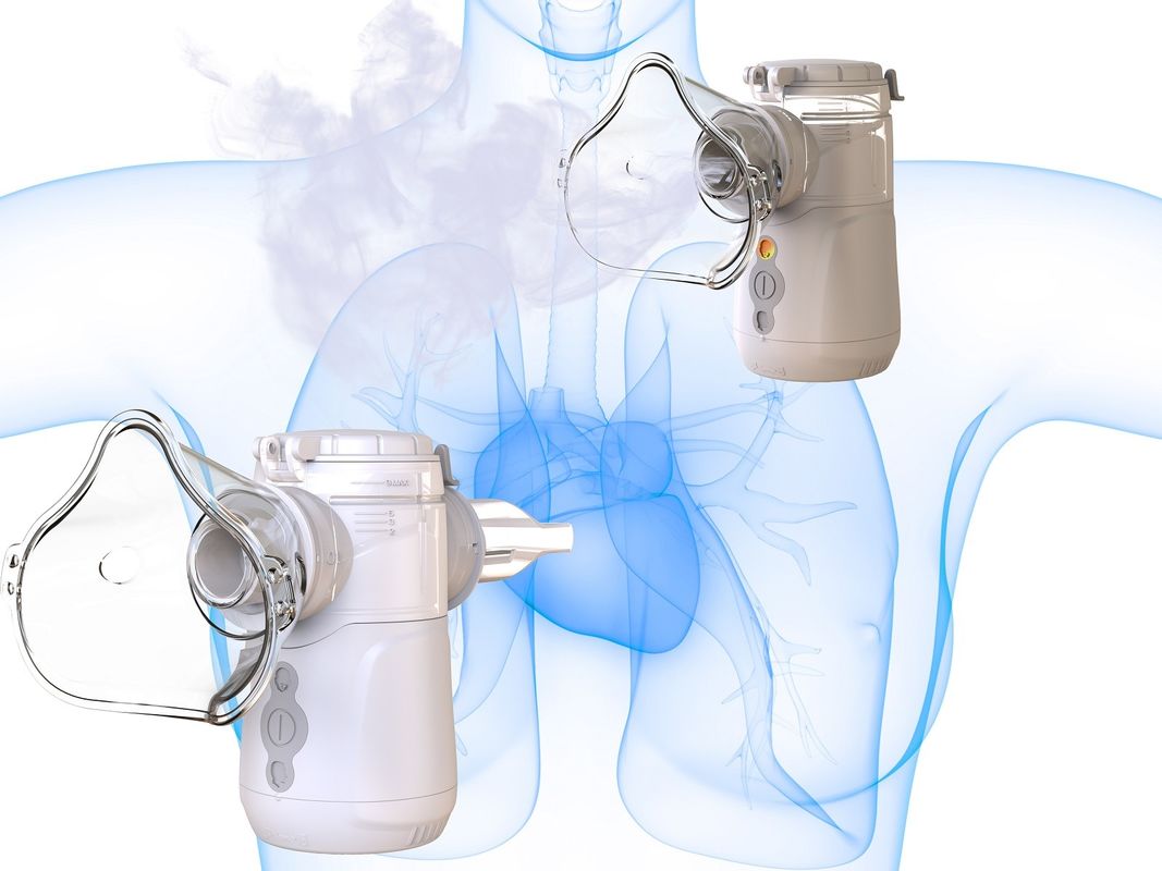 Máquina de inhalación de partículas MMAD con capacidad de 9-18 ml y consumo de energía de 1,5 W
