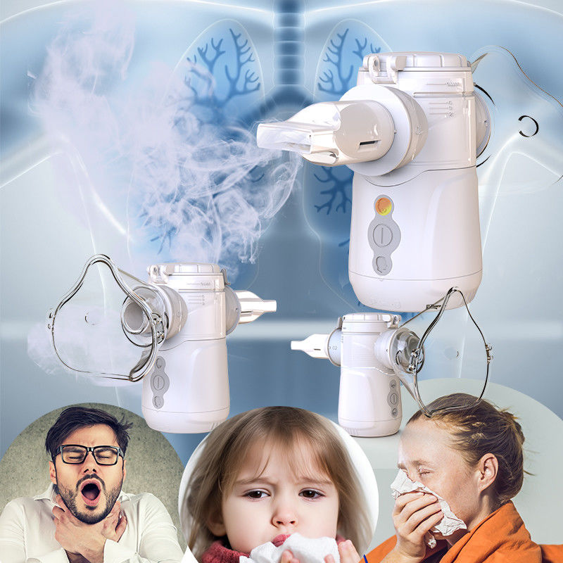 Inhalador de malla vibrante DC o USB de alimentación médica para niños y adultos Inhalación 1-3μm