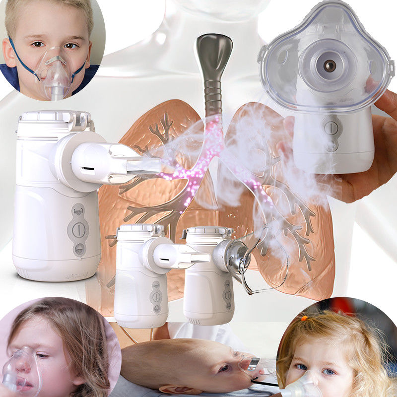 Inhalador de malla vibrante DC o USB de alimentación médica para niños y adultos Inhalación 1-3μm